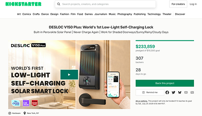 Funded 100% Within One Hour: The Innovation Behind DESLOC V150 Plus
