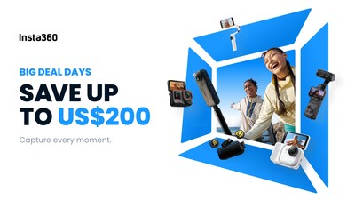 Insta360 Big Deal Days Returns with Savings of up to US$200 on Cameras, Gimbals, Microphones, and More