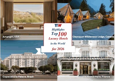 TTW Highlights Top 100 Luxury Hotels in the World for 2026