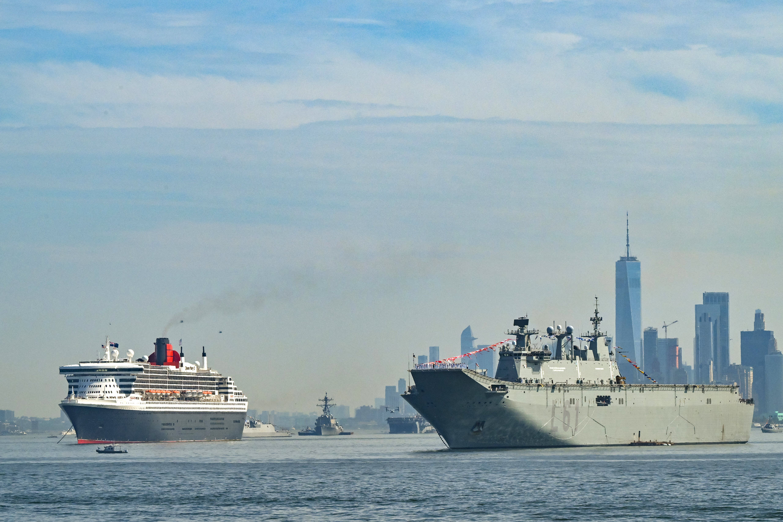 Cunard’s Queen Mary 2 Takes Centre Stage During America’s 250th Anniversary Celebration in New York Harbour