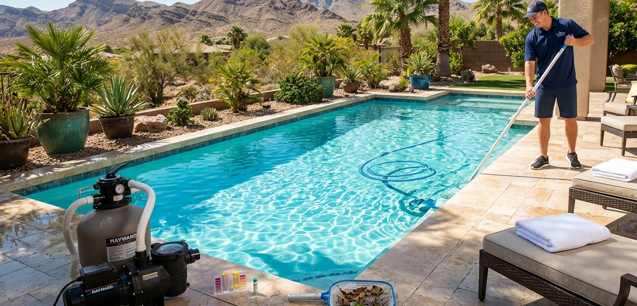 Top Benefits of Hiring pool cleaning service las vegas