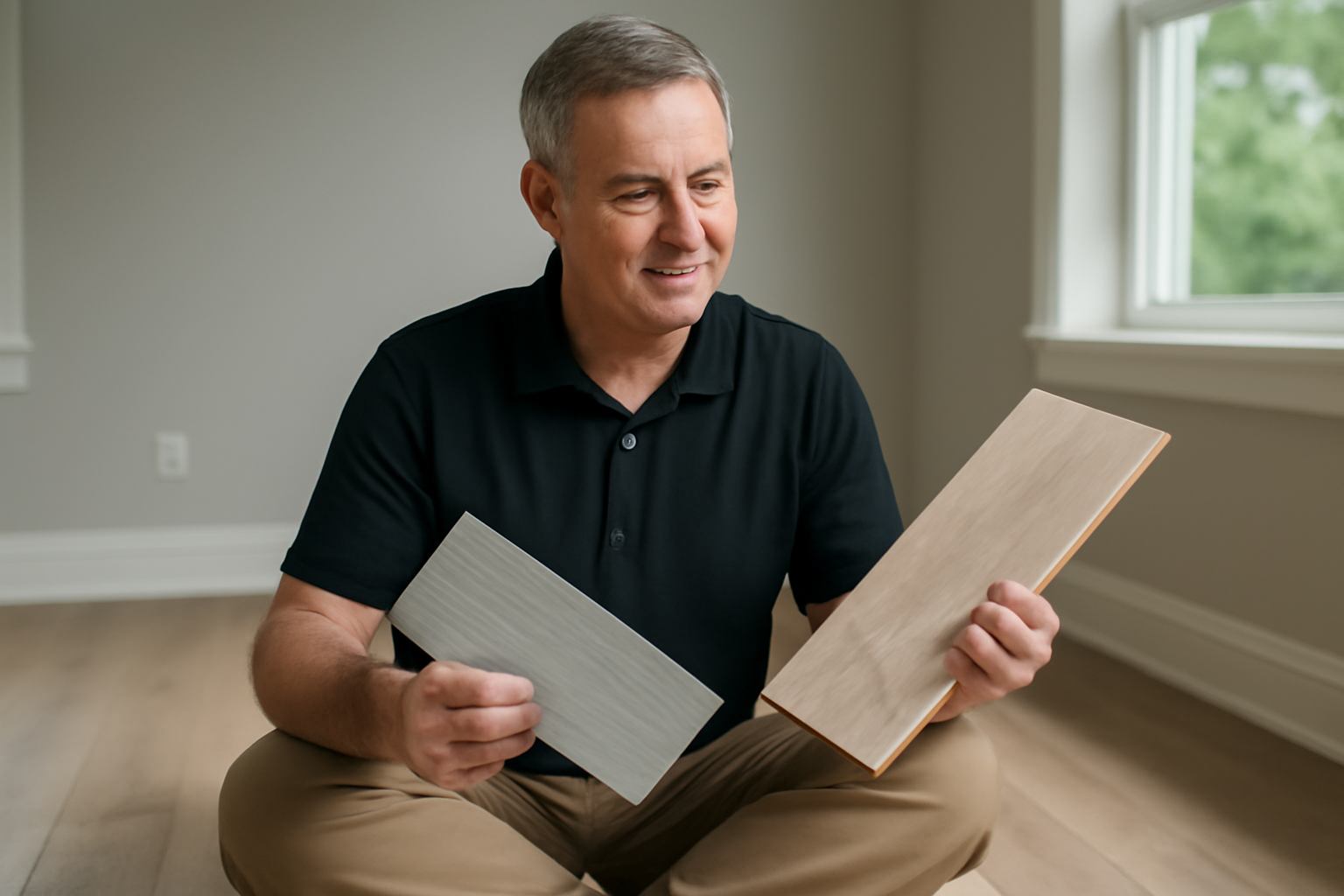 In HelloNation, Flooring Expert Rich Linnell Reviews Luxury Vinyl vs Laminate Flooring for Mercer County Homes