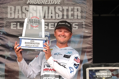 Georgia’s Hudson waits out a win in Bassmaster Rookie of the Year race