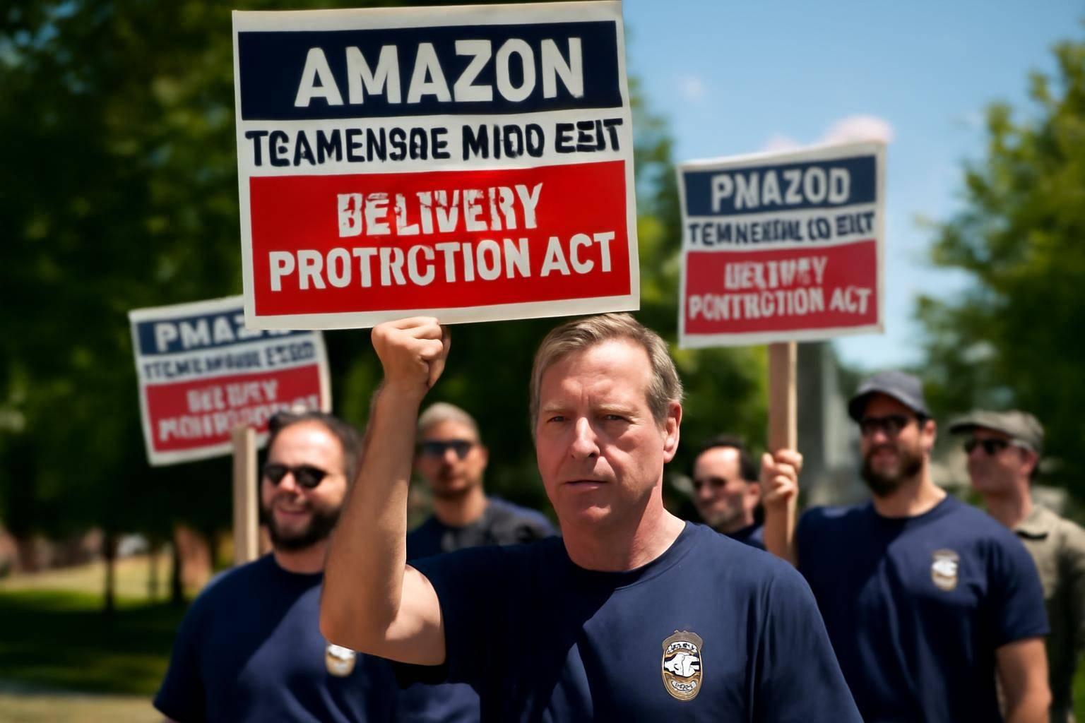 AMAZON TEAMSTERS RALLY FOR DELIVERY PROTECTION ACT